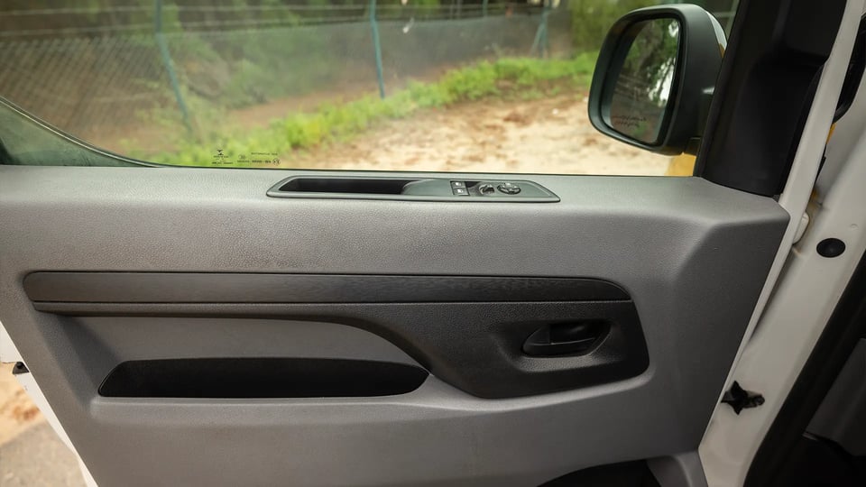 Used 2020 Peugeot Expert L3 in Yellow – Driver Door Panel Full View for Sale at First Choice Cars Dubai Sharjah