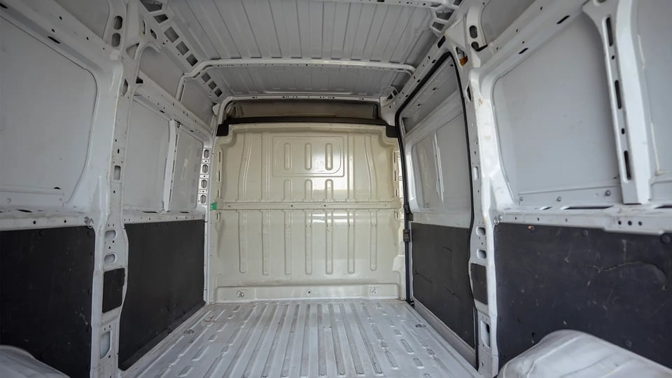 Used 2022 Peugeot Boxer L2h2 in White – Delivery Box Rear Opening View for Sale at First Choice Cars Dubai Sharjah