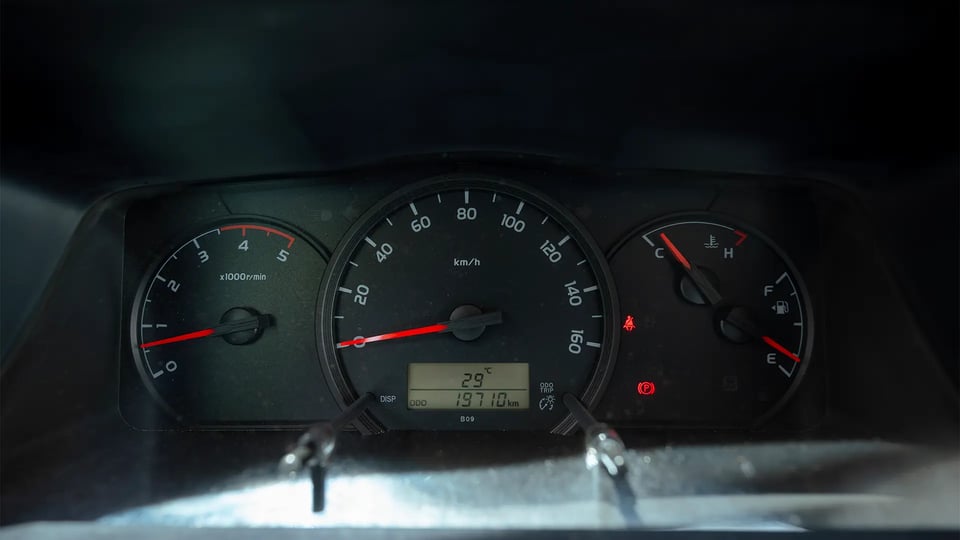 Used 2022 Toyota Coaster High Roof in White – Odometer / Mileage Reading View for Sale at First Choice Cars Dubai Sharjah