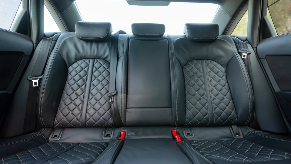 Used 2016 Audi S6 TFSI Quattro in White – Rear Seat View for Sale at First Choice Cars Dubai Sharjah