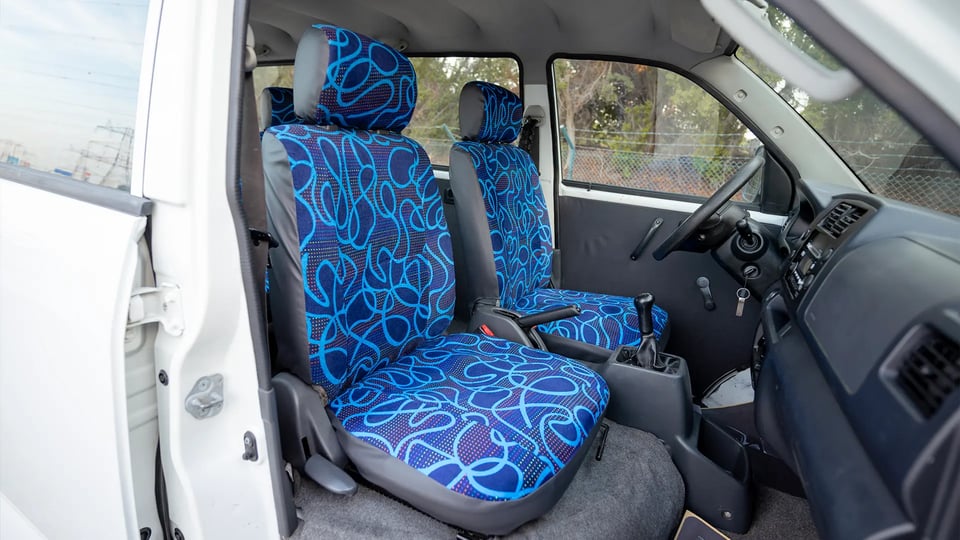 Used 2013 Suzuki APV Passanger Van in White – Front Passenger Side Cabin View for Sale at First Choice Cars Dubai Sharjah