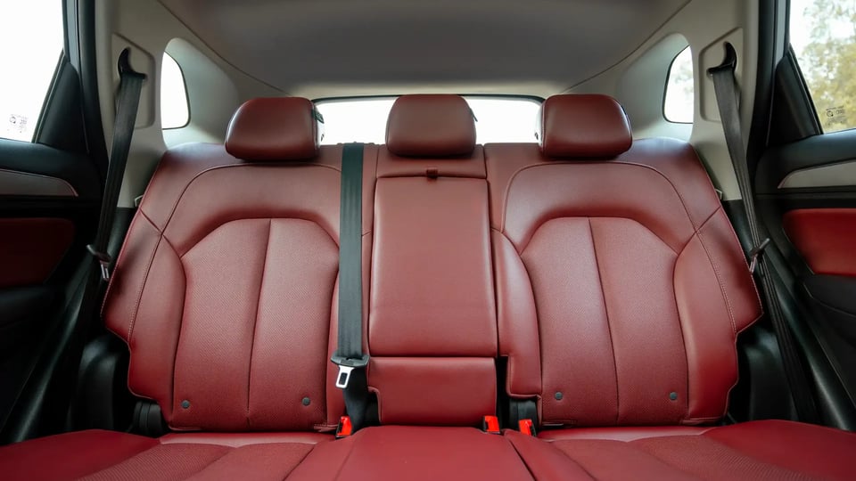 Used 2022 MG RX5 Luxury in Silver – Rear Seat View for Sale at First Choice Cars Dubai Sharjah