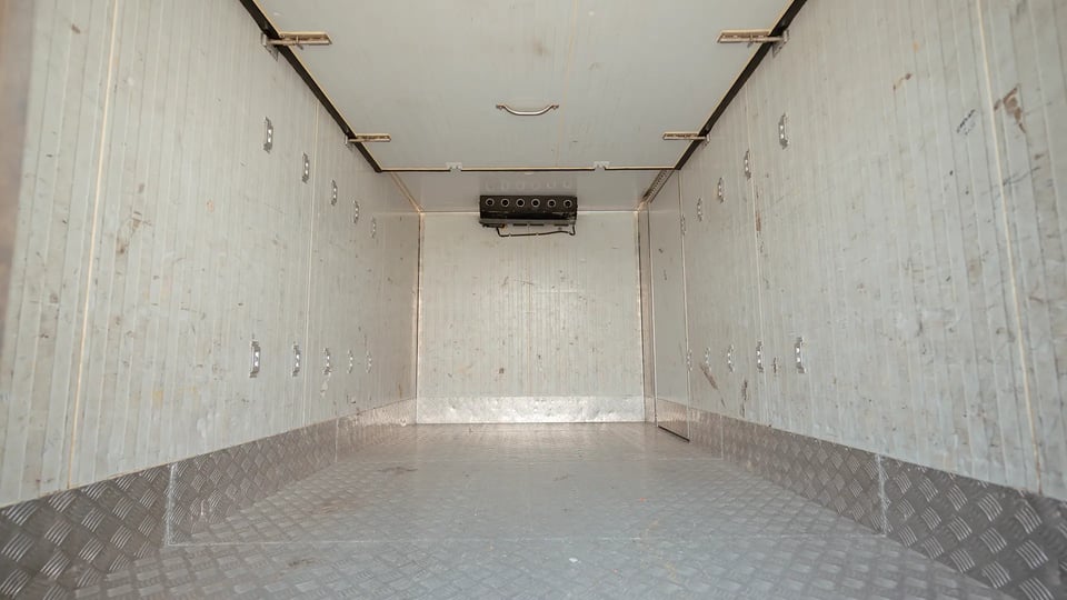 Used 2020 Mitsubishi Canter Chiller Box in White – Chiller Box Rear Opening View for Sale at First Choice Cars Dubai Sharjah