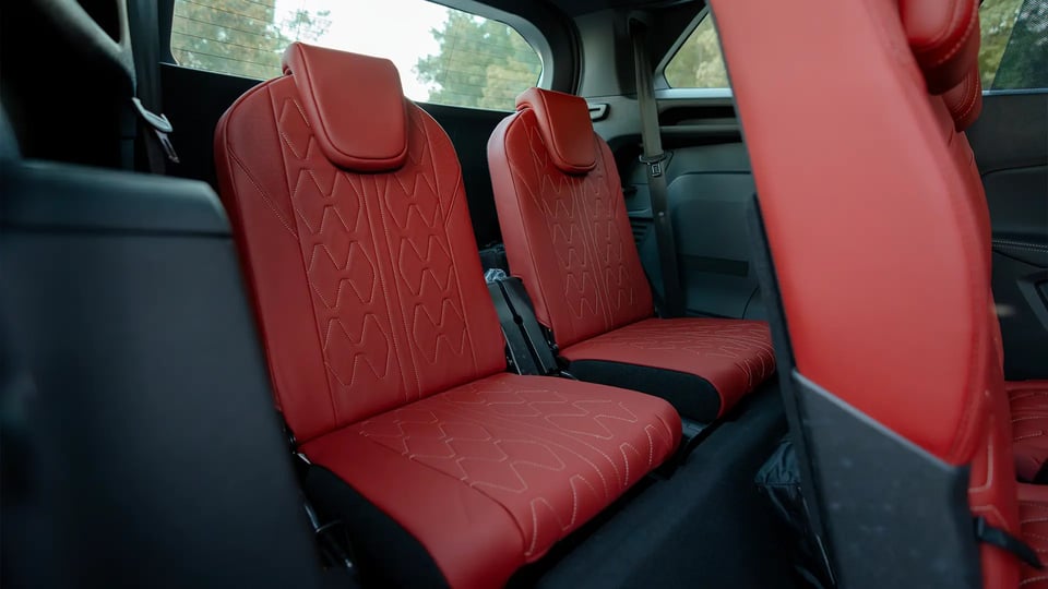 Used 2024 Peugeot 5008 GT Line in White – Third Row Right Seat View for Sale at First Choice Cars Dubai Sharjah