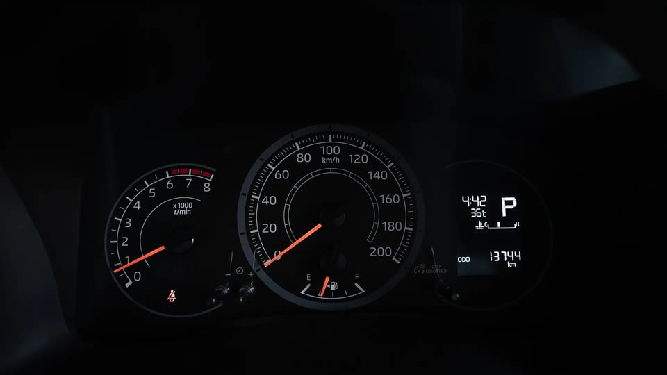 Used 2025 Toyota Hiace GLX High Roof in White – Odometer / Mileage Reading View for Sale at First Choice Cars Dubai Sharjah