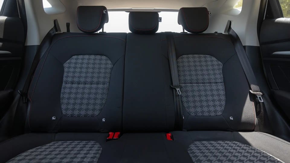 Used 2023 MG ZS Comfort in White – Rear Seat View for Sale at First Choice Cars Dubai Sharjah