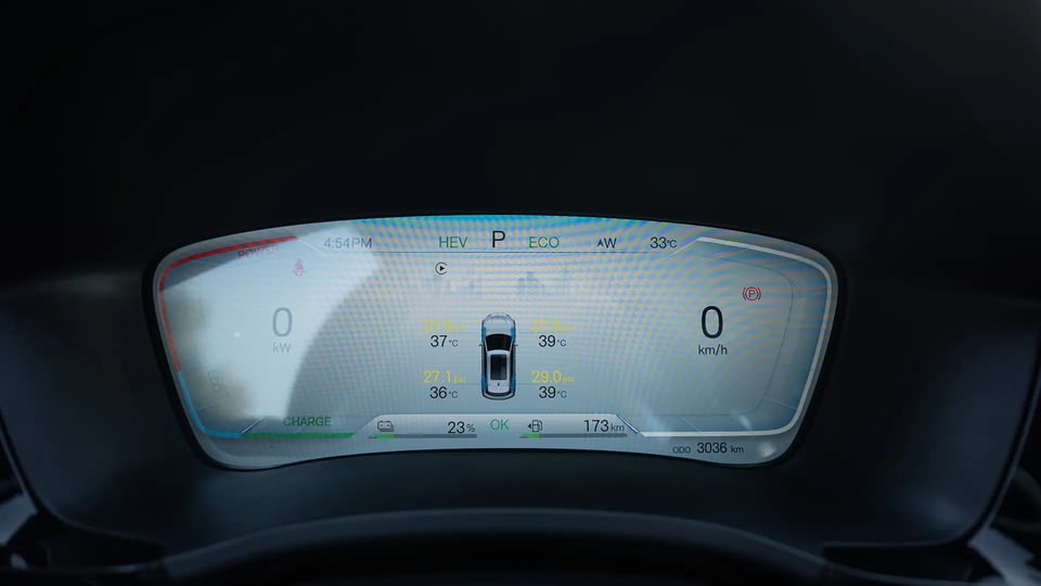 Used 2025 BYD Song Plus Design in Blue – Odometer / Mileage Reading View for Sale at First Choice Cars Dubai Sharjah