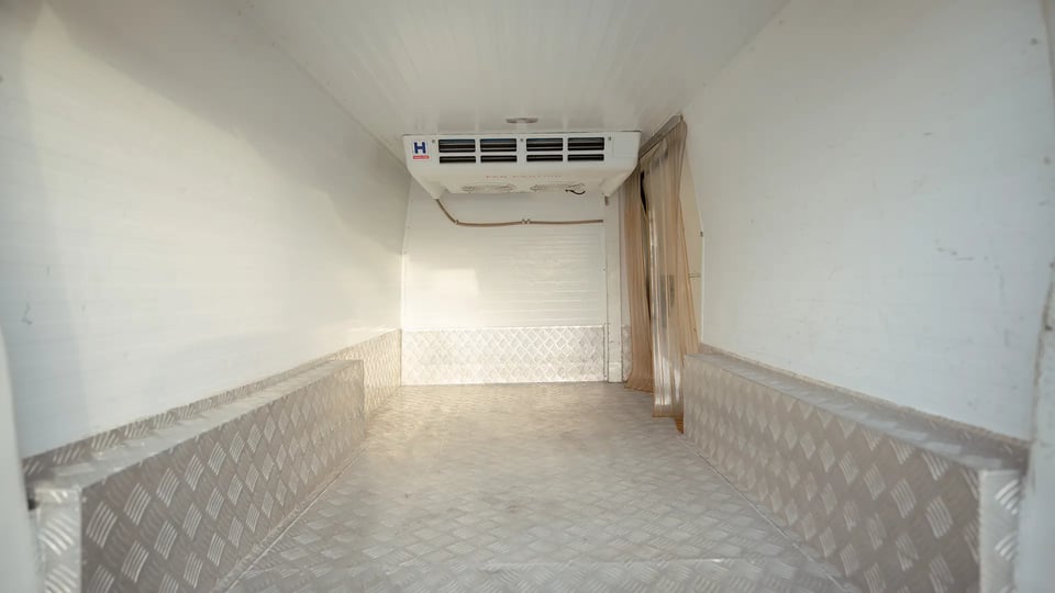 Used 2022 Peugeot Expert L3 in White – Chiller Box Rear Opening View for Sale at First Choice Cars Dubai Sharjah