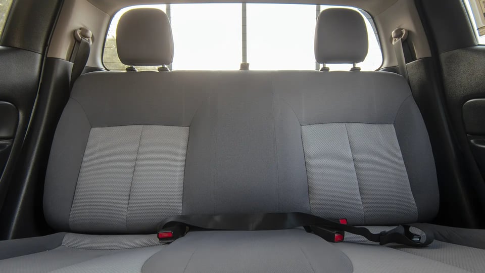 Used 2020 Mitsubishi L200 GLX Double Cabin in White – Rear Seat View for Sale at First Choice Cars Dubai Sharjah