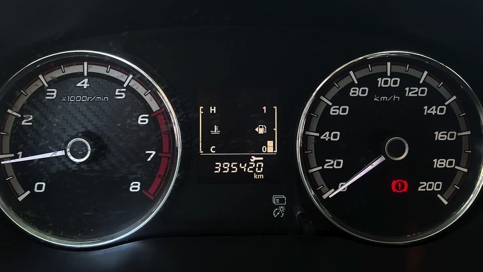 Used 2020 Mitsubishi L200 GLX Double Cabin in White – Odometer / Mileage Reading View for Sale at First Choice Cars Dubai Sharjah