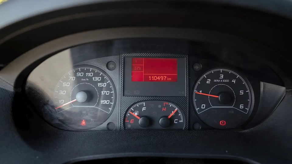 Used 2022 Peugeot Boxer L4H3 in White – Odometer / Mileage Reading View for Sale at First Choice Cars Dubai Sharjah