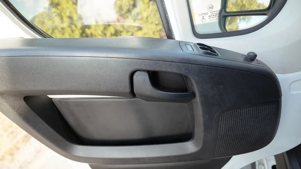 Used 2022 Peugeot Boxer L4H3 in White – Driver Door Panel Full View for Sale at First Choice Cars Dubai Sharjah