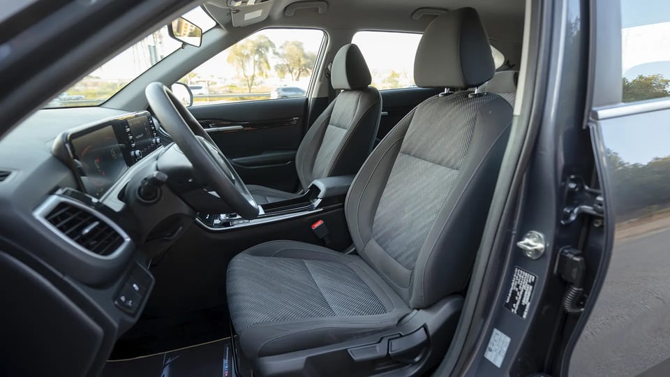 Used 2024 Kia Seltos LX in Grey – Front Driver Side Cabin View for Sale at First Choice Cars Dubai Sharjah