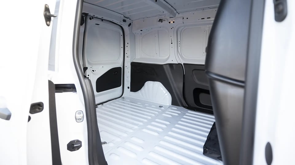 Used 2025 Fiat Doblo Cargo in White – Delivery Box Right Side Interior View for Sale at First Choice Cars Dubai Sharjah