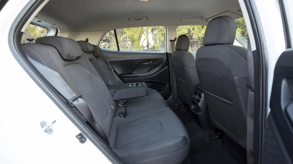 Used 2025 Hyundai Creta Smart in White – Rear Passenger Side Cabin View for Sale at First Choice Cars Dubai Sharjah
