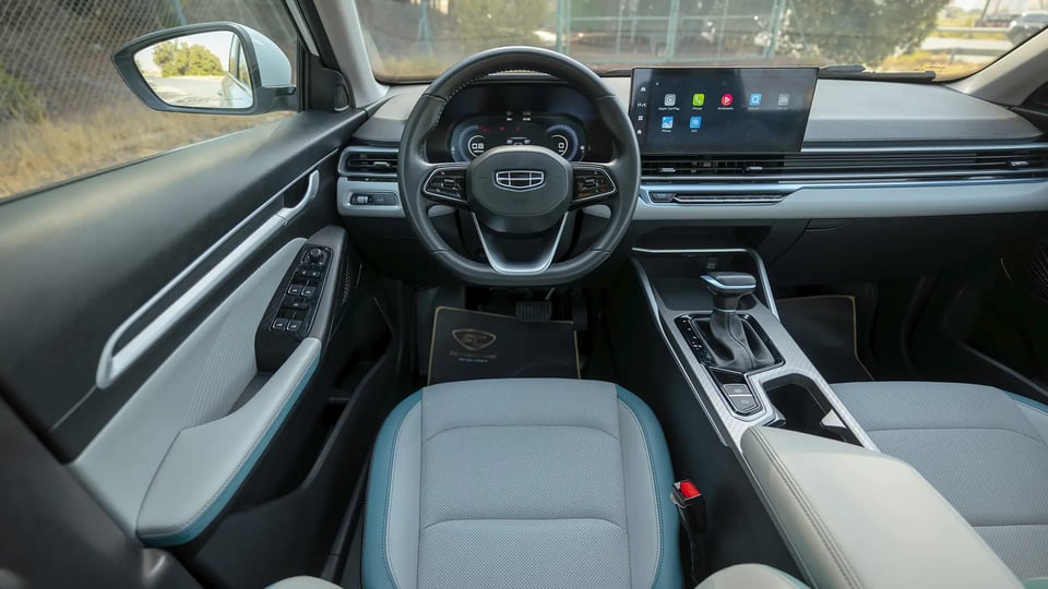 Used 2025 Geely Emgrand GF in White – Steering Wheel & Instrument Cluster for Sale at First Choice Cars Dubai Sharjah