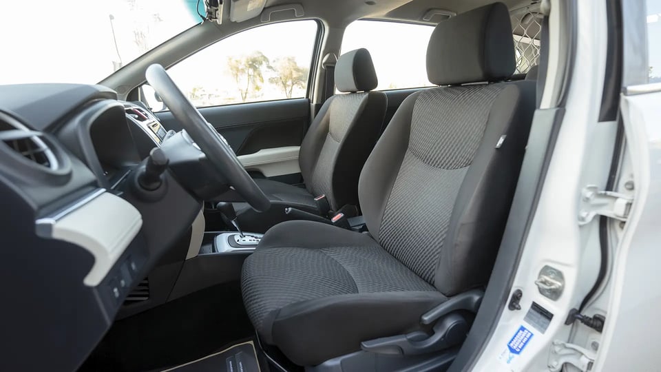 Used 2022 Toyota Rush EX in White – Front Driver Side Cabin View for Sale at First Choice Cars Dubai Sharjah