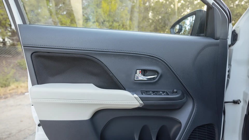 Used 2022 Toyota Rush EX in White – Driver Door Panel Full View for Sale at First Choice Cars Dubai Sharjah