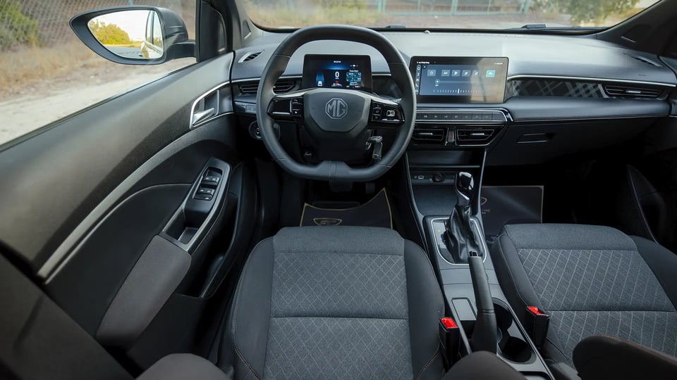 Used 2025 MG MG3 Comfort in Grey – Steering Wheel & Instrument Cluster for Sale at First Choice Cars Dubai Sharjah