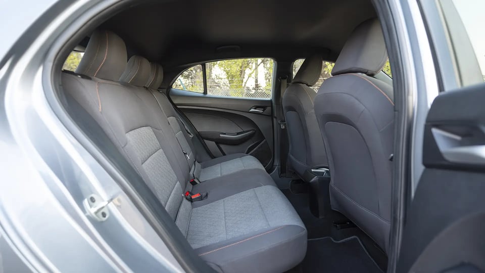 Used 2025 MG MG3 Comfort in Grey – Rear Passenger Side Cabin View for Sale at First Choice Cars Dubai Sharjah