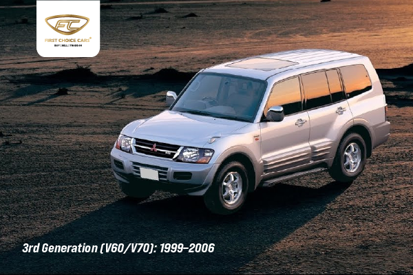 mitsubishi pajero 3rd generation uae
