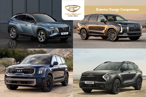 Exterior Comparison Hyundai Kia