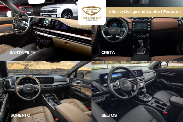 Interior Comparison Hyundai Kia