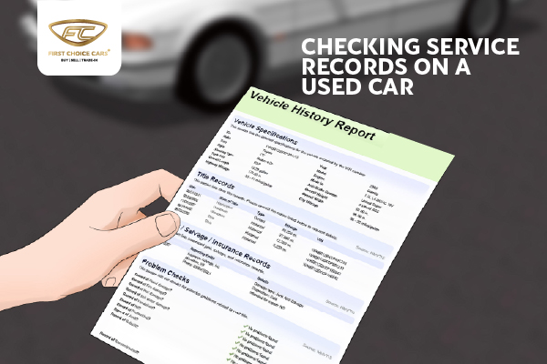 Used Car Service Record Used Car Service Record