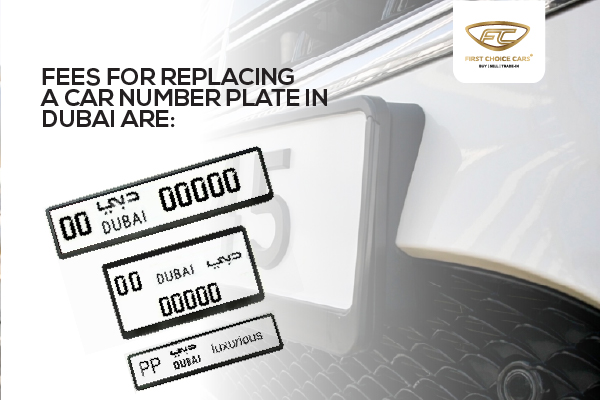 Lost Car Number Plate Replacement Fees Uae
