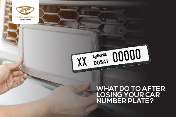 Lost Car Number Plate Replacement Process Uae