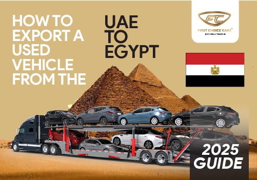Uae to egypt vehilce export