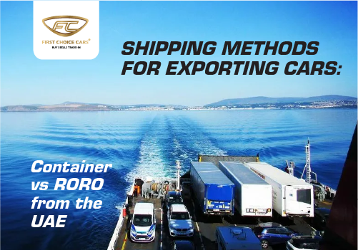 shipping methods for exporting cars uae