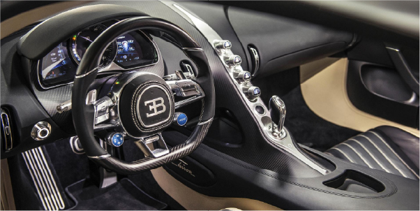 Bugatti Chiron Interior