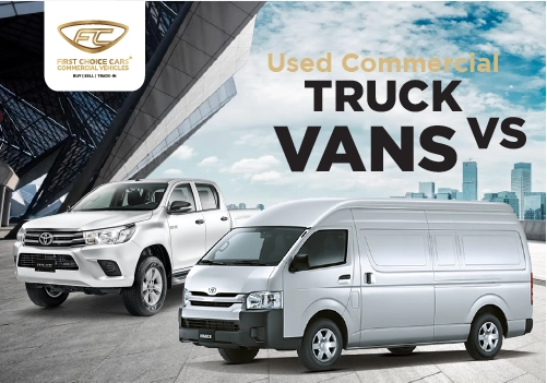 Used Commercial Vans vs. Trucks: Which Is Right for Your Business? - Featured Image