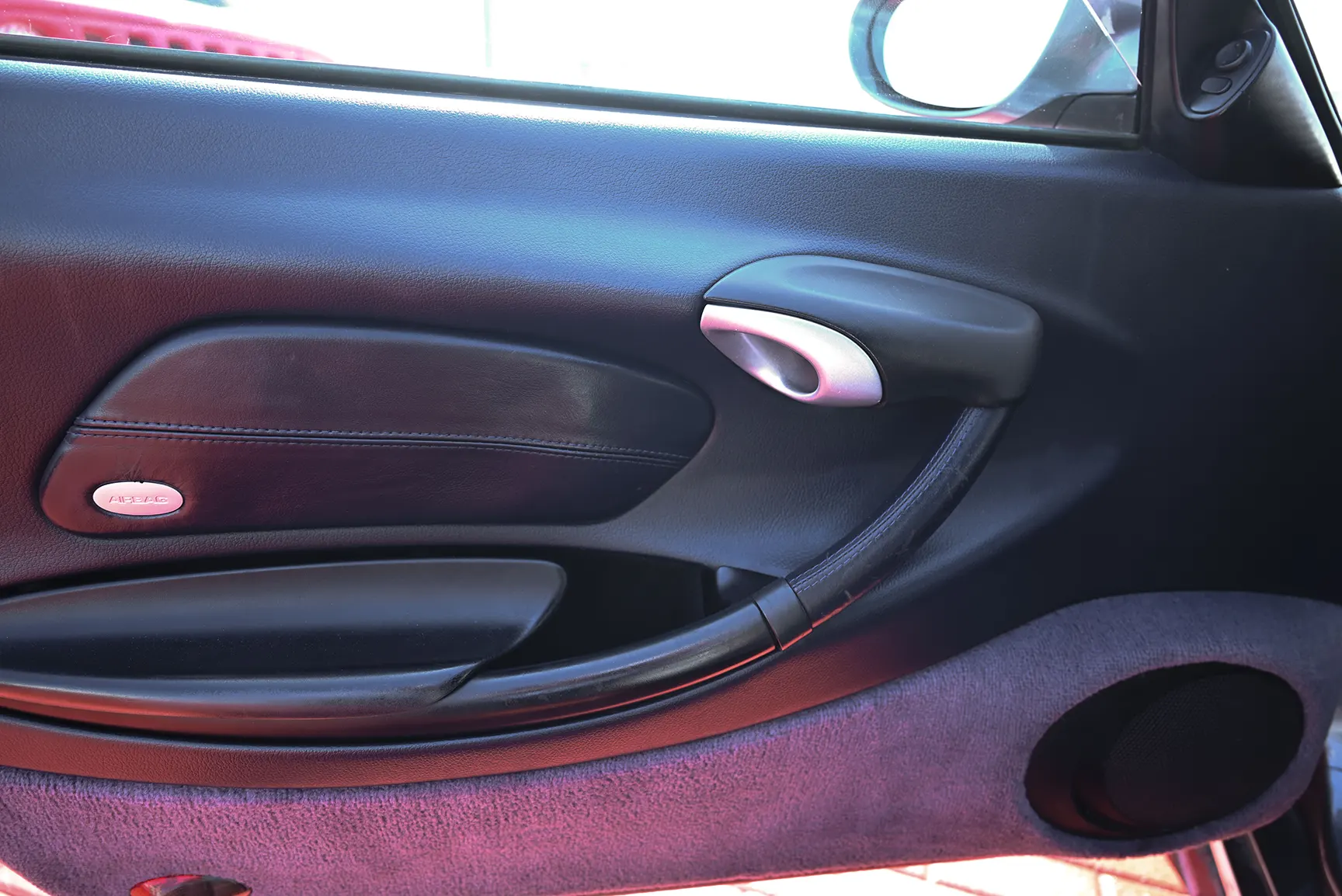 Used 2004 Porsche Boxter S Variant Silver – Driver Door Panel Full View at First Choice Cars Sharjah