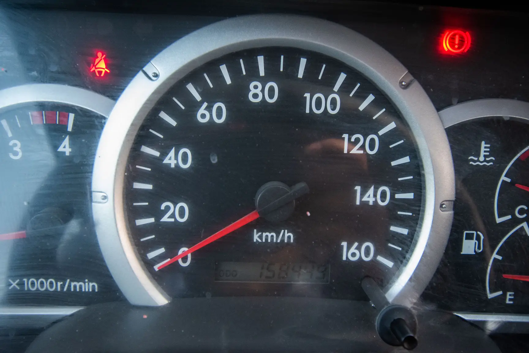 Used 2017 Mitsubishi Canter Cargo Body White – Odometer / Mileage Reading View at First Choice Cars Sharjah