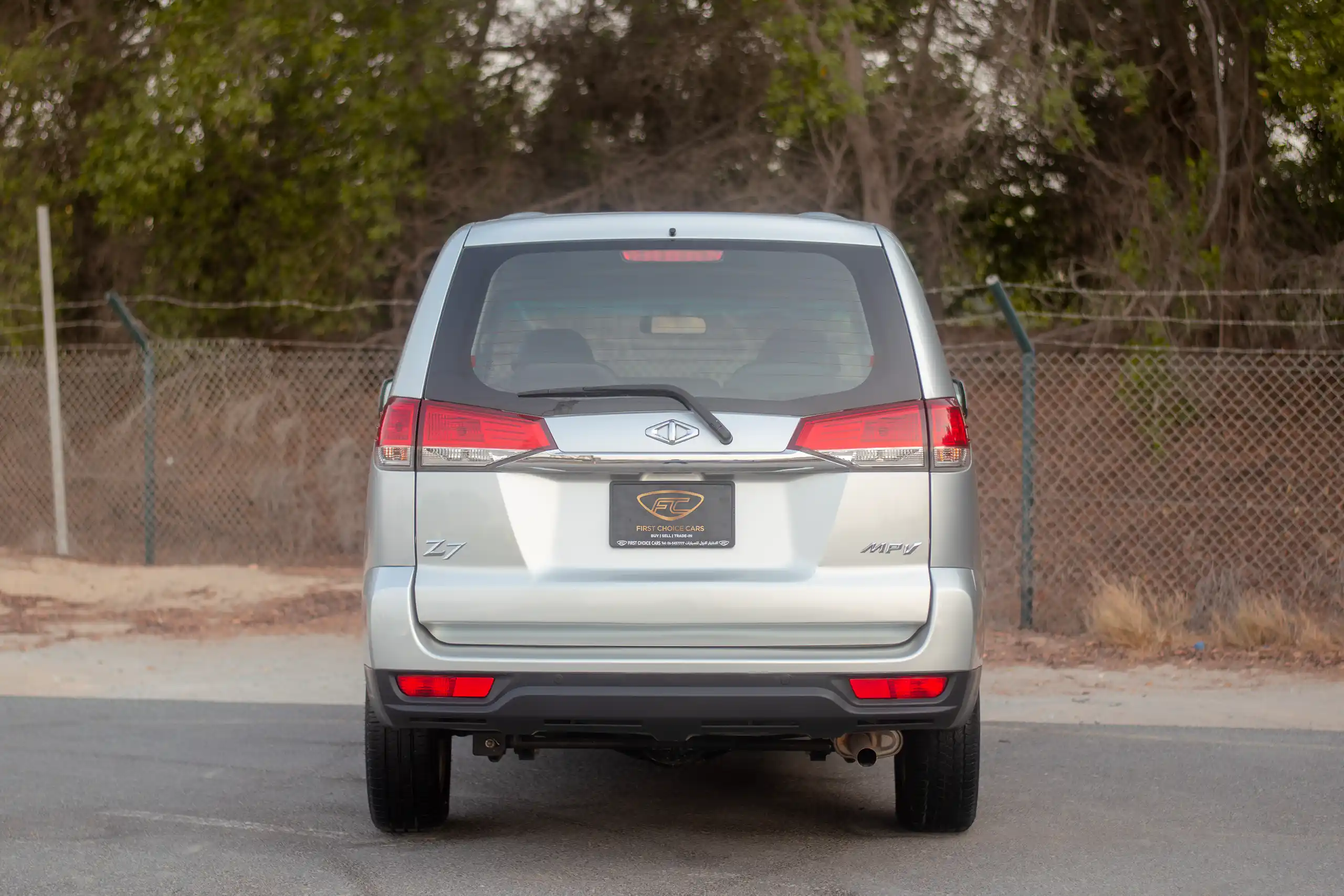 Used 2020 CMC Z7 Standard Silver – Back/Rear View at First Choice Cars Sharjah