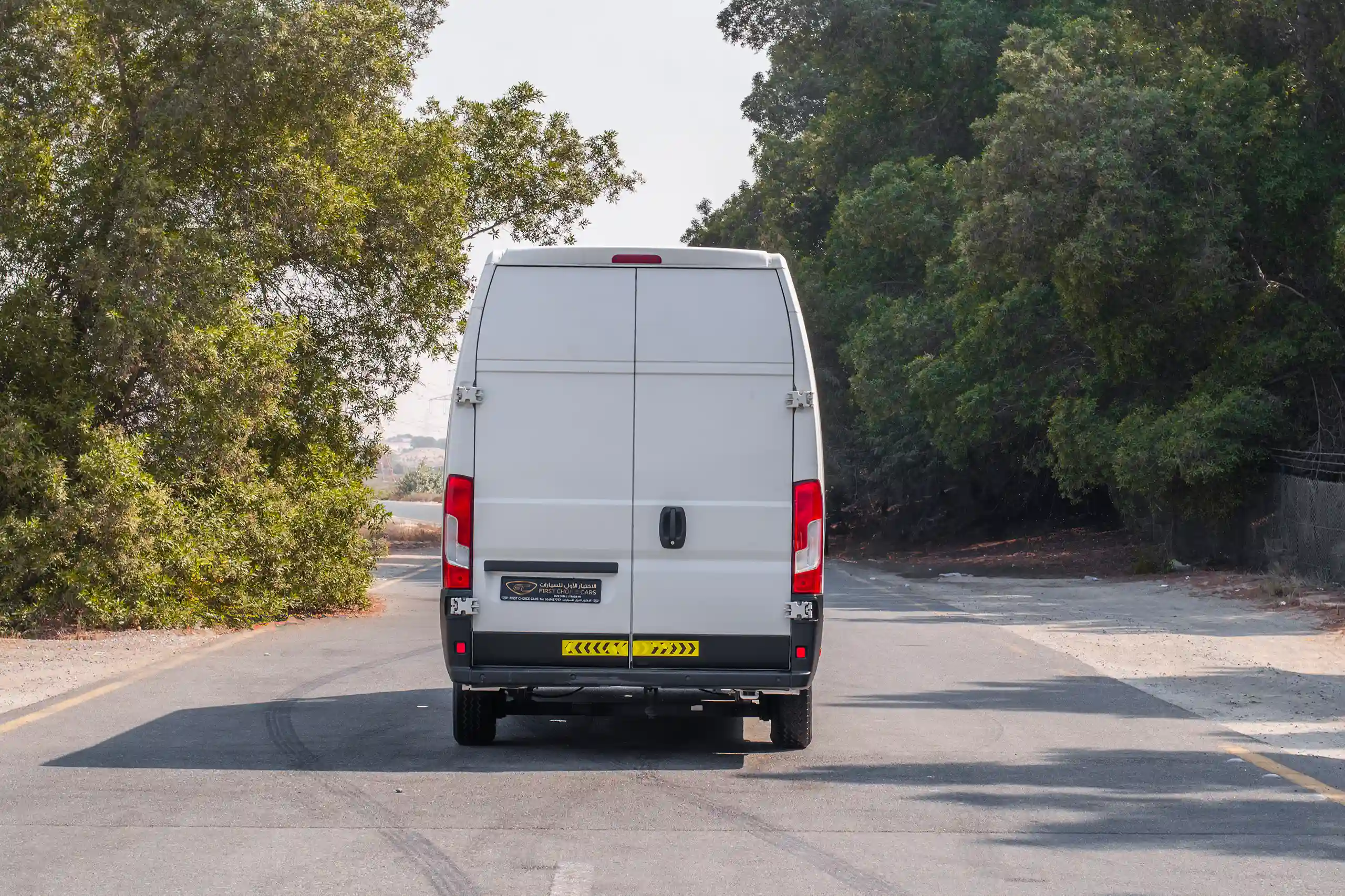 Used 2021 Peugeot BOXER L4H3 White – Back/Rear View at First Choice Cars Sharjah