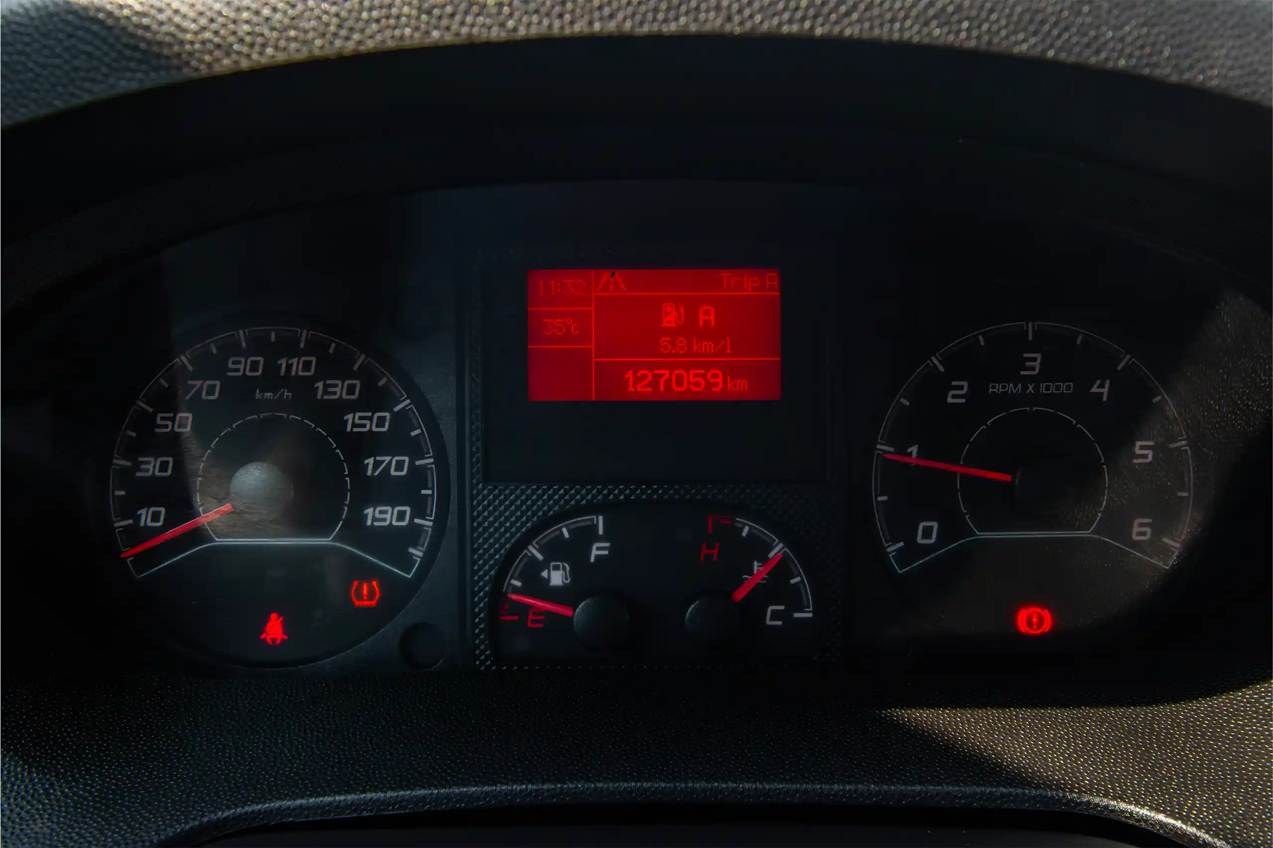 Used 2021 Peugeot BOXER L4H3 White – Odometer / Mileage Reading View at First Choice Cars Sharjah