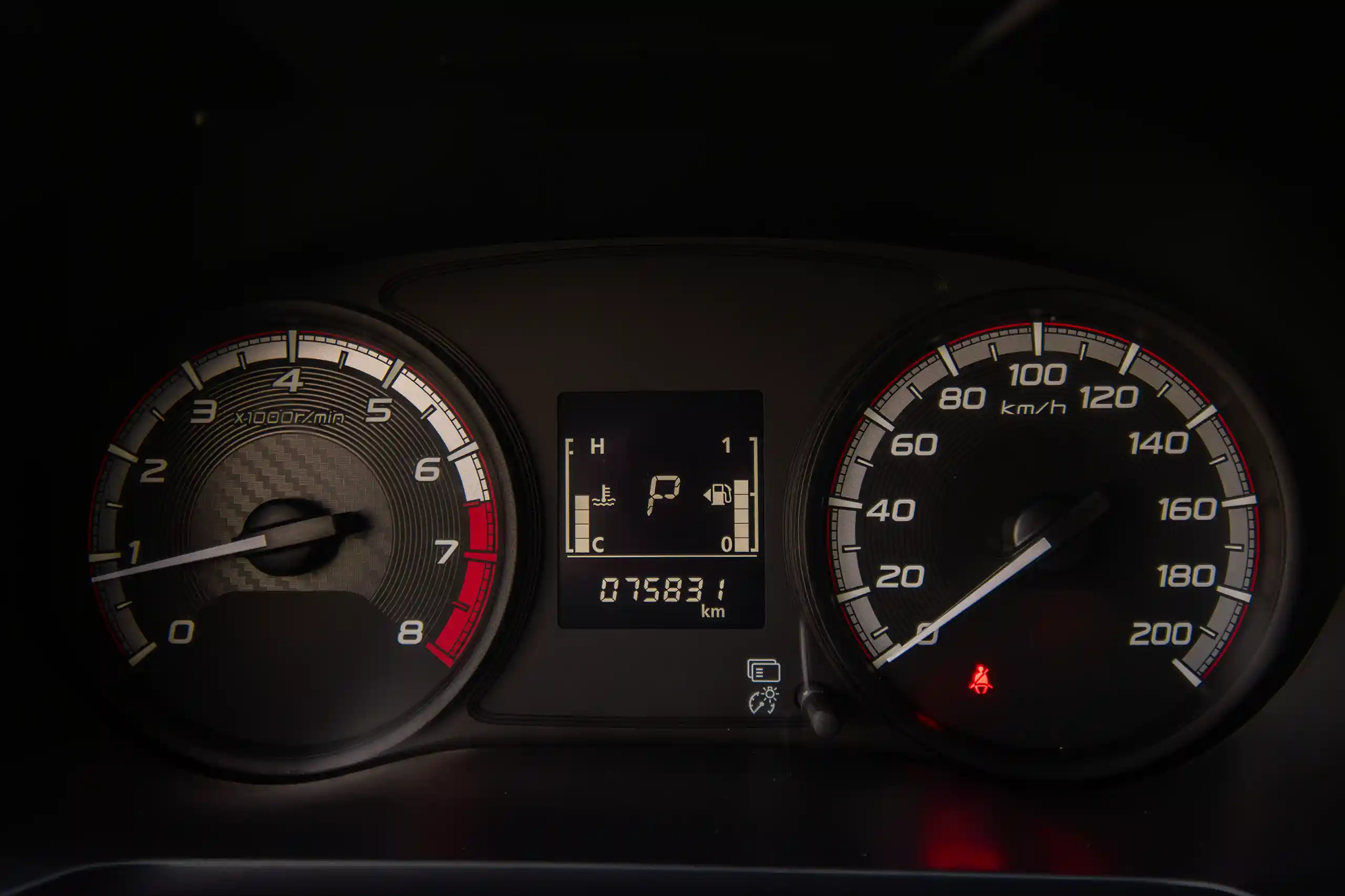 Used 2022 Mitsubishi XPANDER GLS Silver – Odometer / Mileage Reading View at First Choice Cars Sharjah