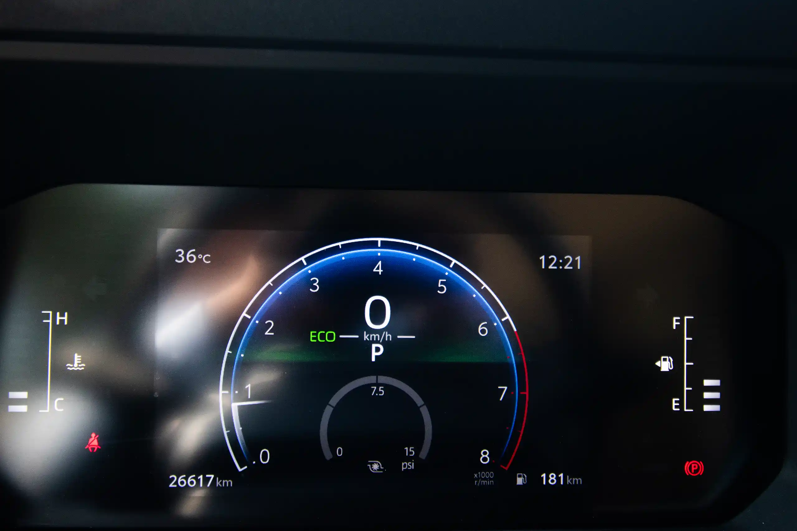 Used 2024 Toyota Prado TXR Grey – Odometer / Mileage Reading View at First Choice Cars Sharjah