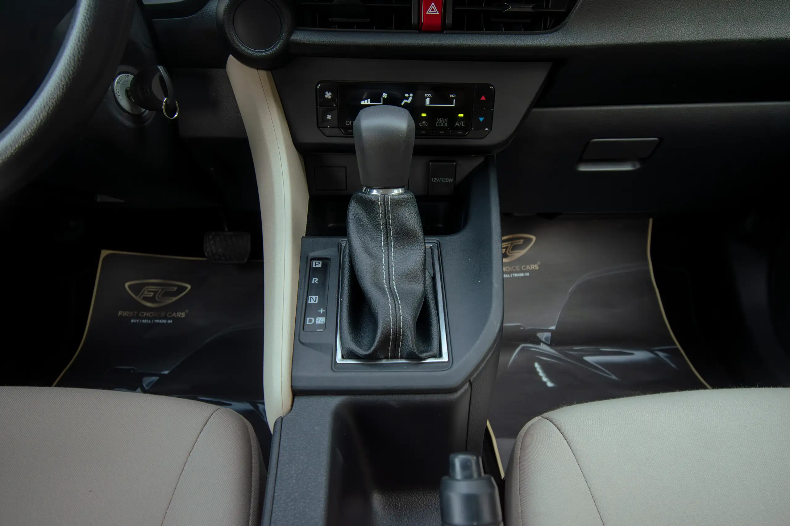 Used 2023 Toyota Yaris 1.5L E Red – Center Console & Gear Shifter at First Choice Cars Sharjah