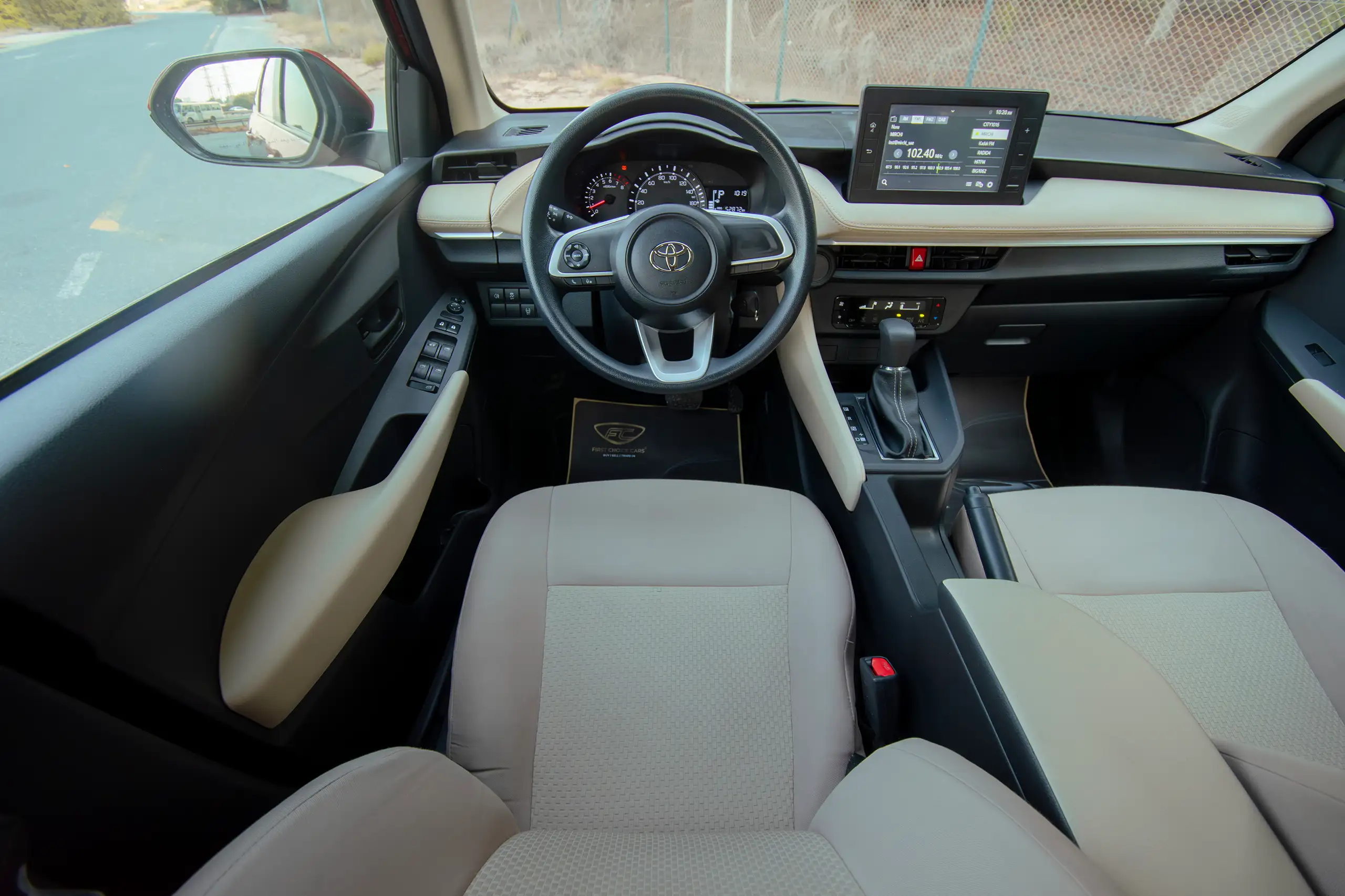 Used 2023 Toyota Yaris E Red – Steering Wheel & Instrument Cluster at First Choice Cars Sharjah