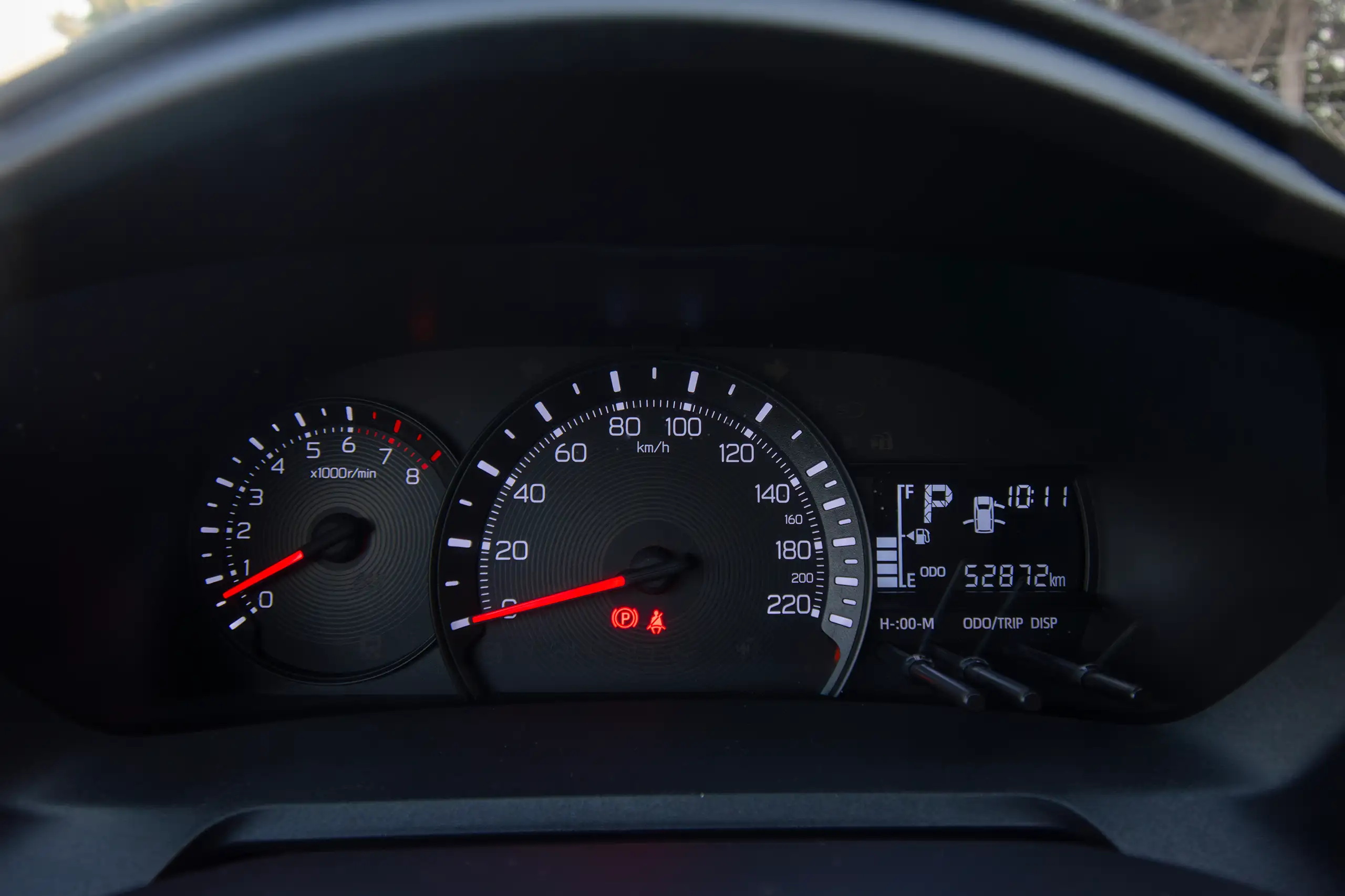 Used 2023 Toyota Yaris E Red – Odometer / Mileage Reading View at First Choice Cars Sharjah