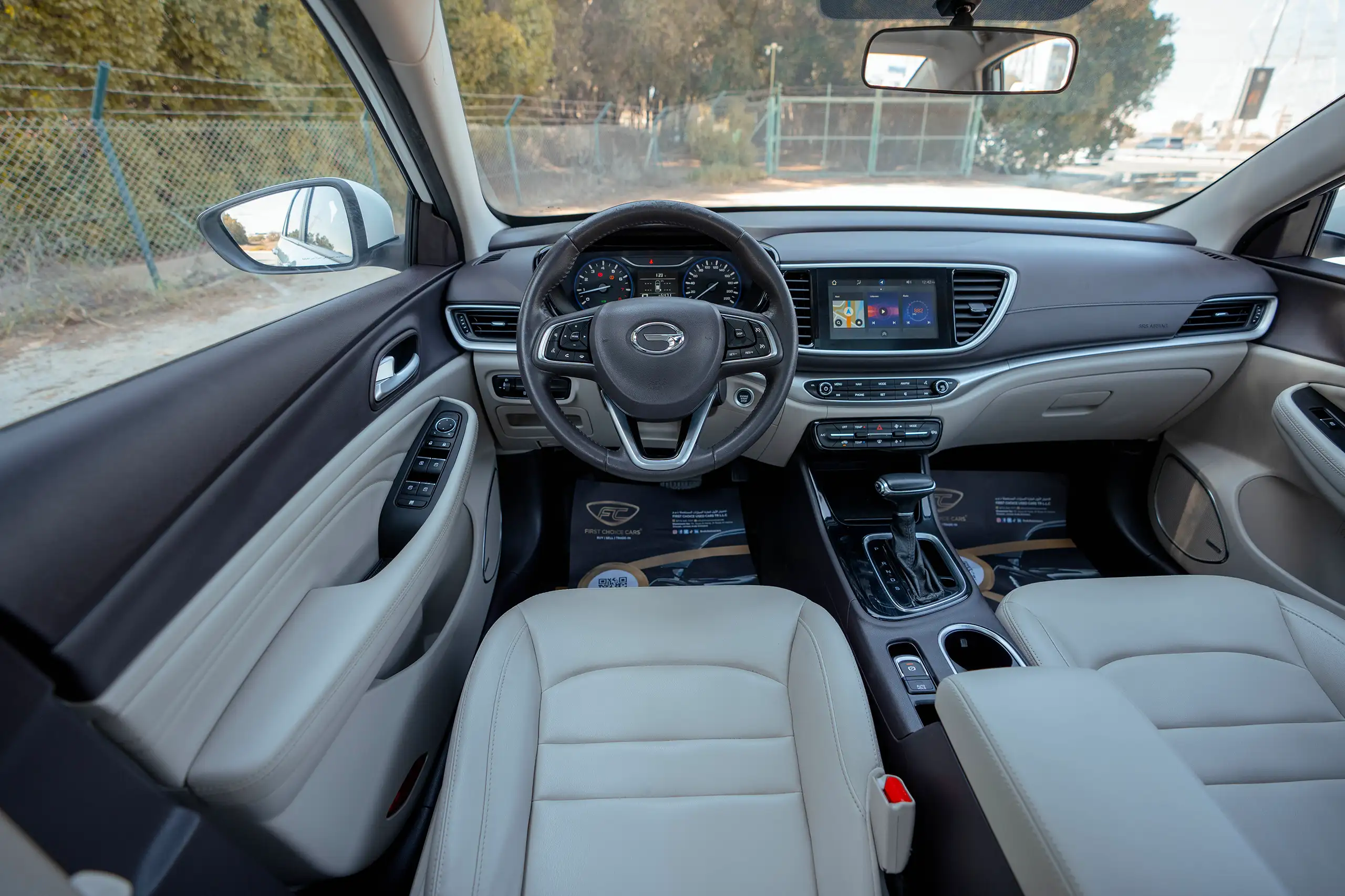 Used 2023 GAC GA4 GE White – Steering Wheel & Instrument Cluster at First Choice Cars Sharjah