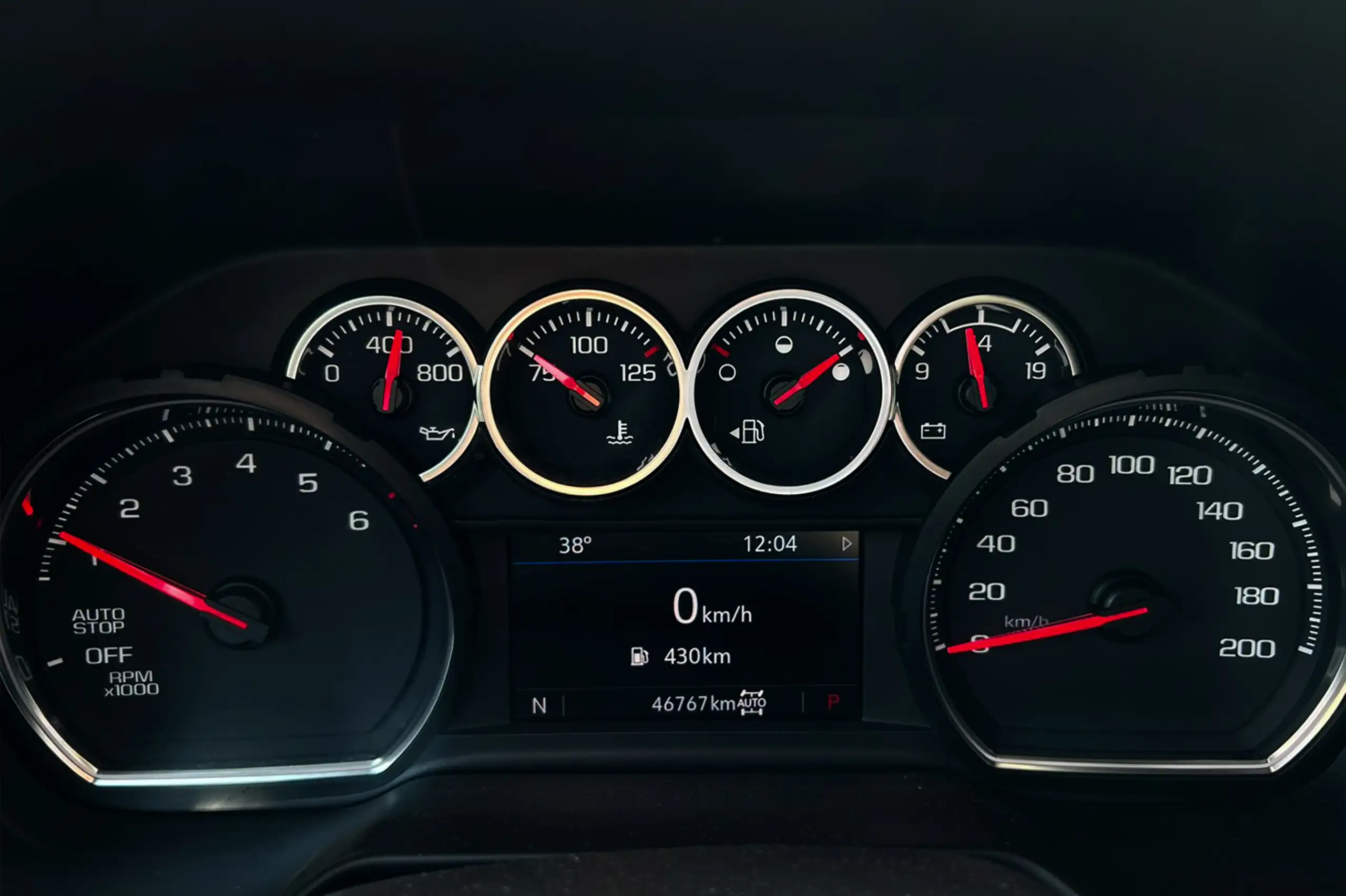 Used 2023 Chevrolet Tahoe LS White – Odometer / Mileage Reading View at First Choice Cars Sharjah