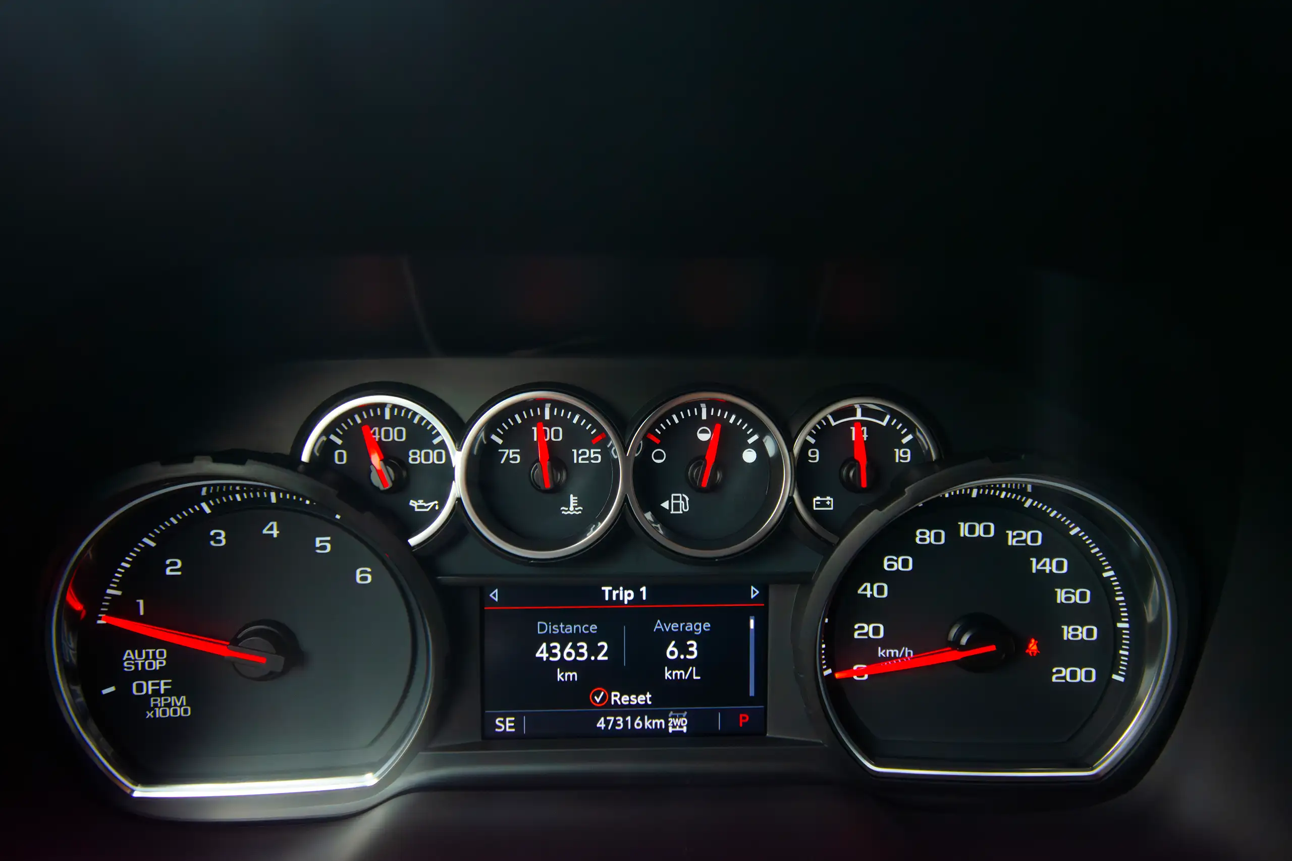 Used 2023 Chevrolet Tahoe LS Grey – Odometer / Mileage Reading View at First Choice Cars Sharjah