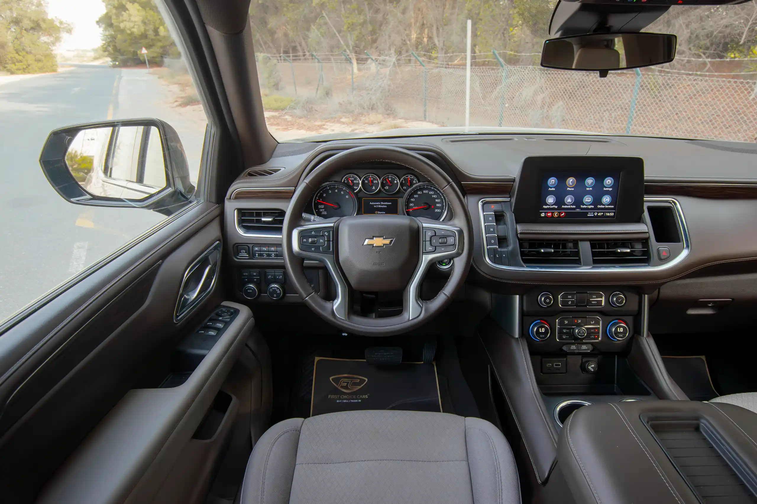 Used 2023 Chevrolet Tahoe LS Green – Steering Wheel & Instrument Cluster at First Choice Cars Sharjah