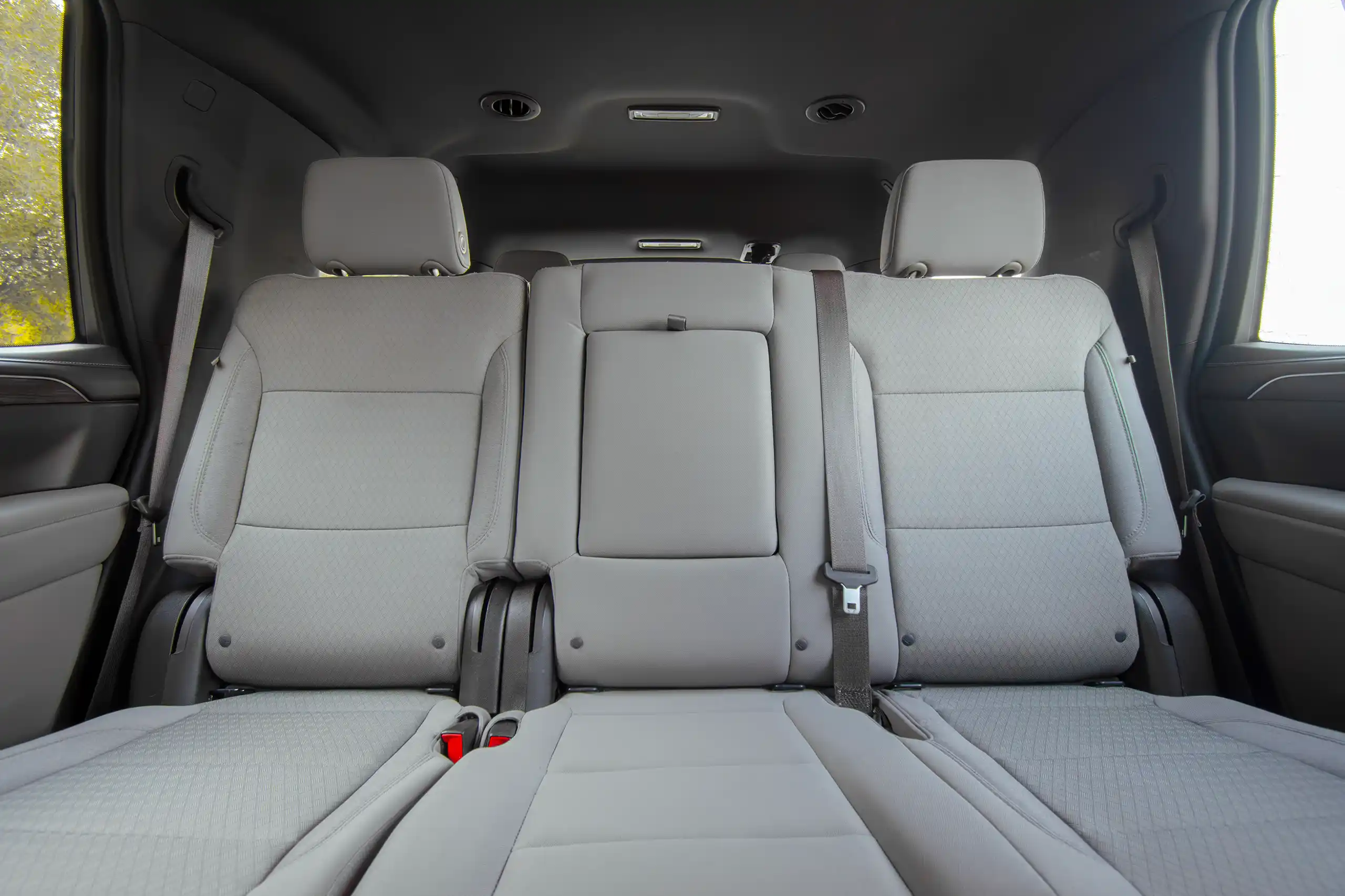 Used 2023 Chevrolet Tahoe LS Green – Rear Seat View at First Choice Cars Sharjah