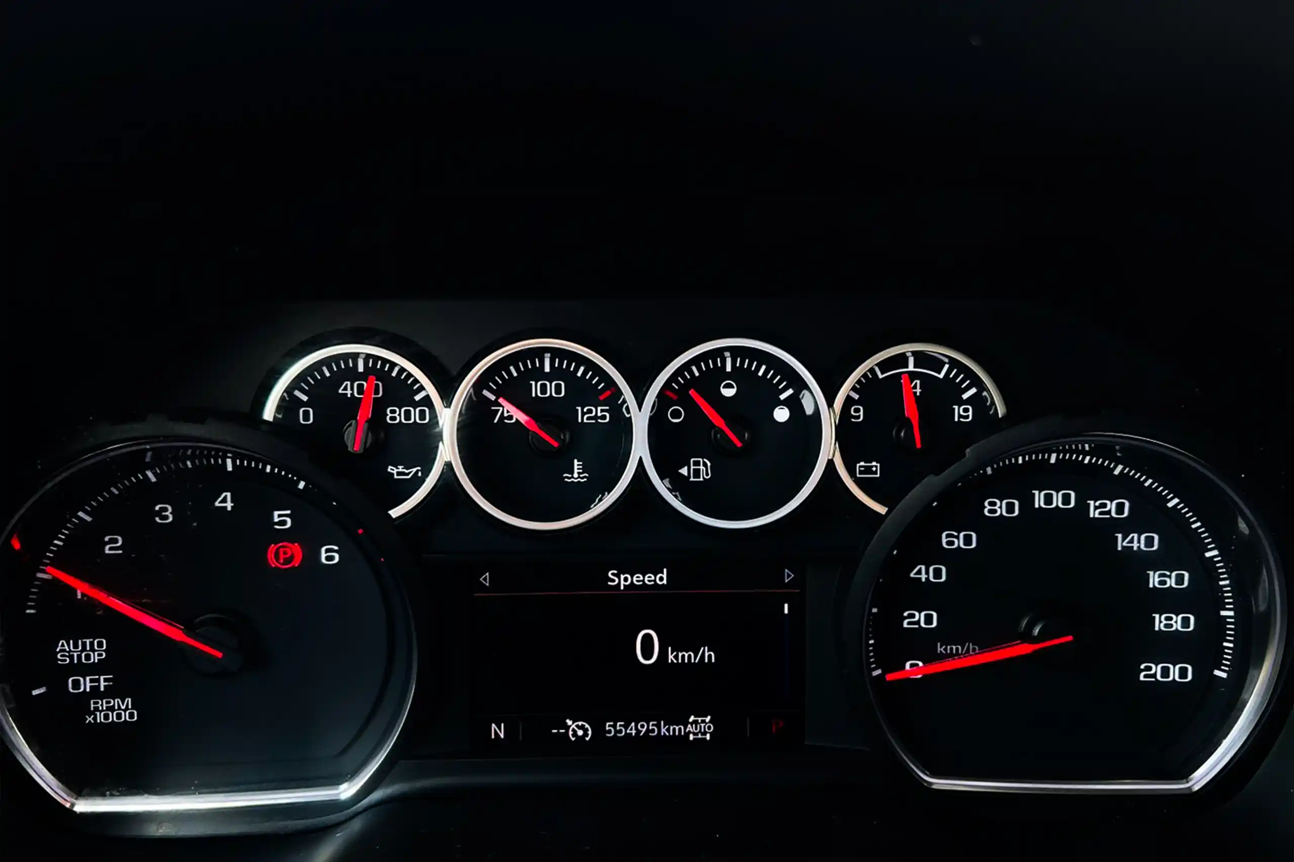 Used 2023 Chevrolet Tahoe LS Green – Odometer / Mileage Reading View at First Choice Cars Sharjah